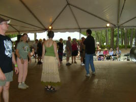 Klezmer dancing at the Florida Folk Festival.